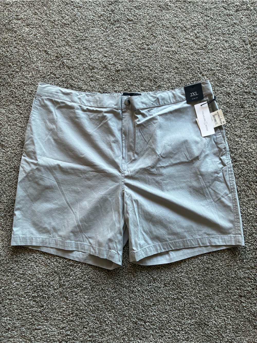 Treasure & Bond Light Gray Women's Bermuda Shorts